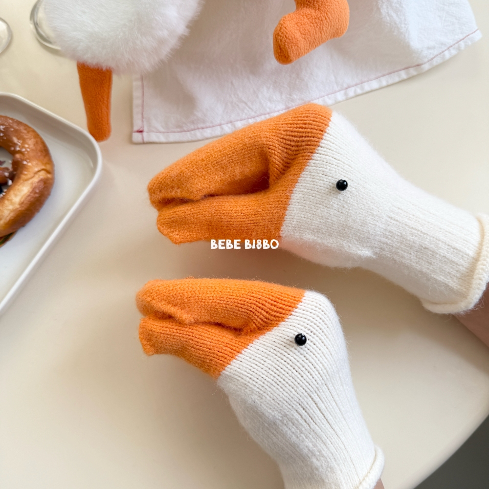 bi8bo2025冬季品牌定制鸭子手套 31920