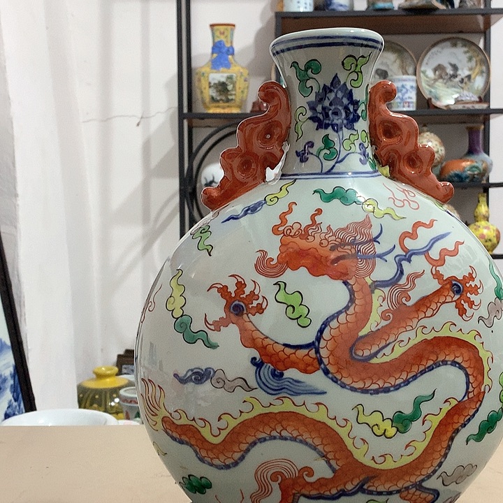 陶摆件博古架陶瓷摆件