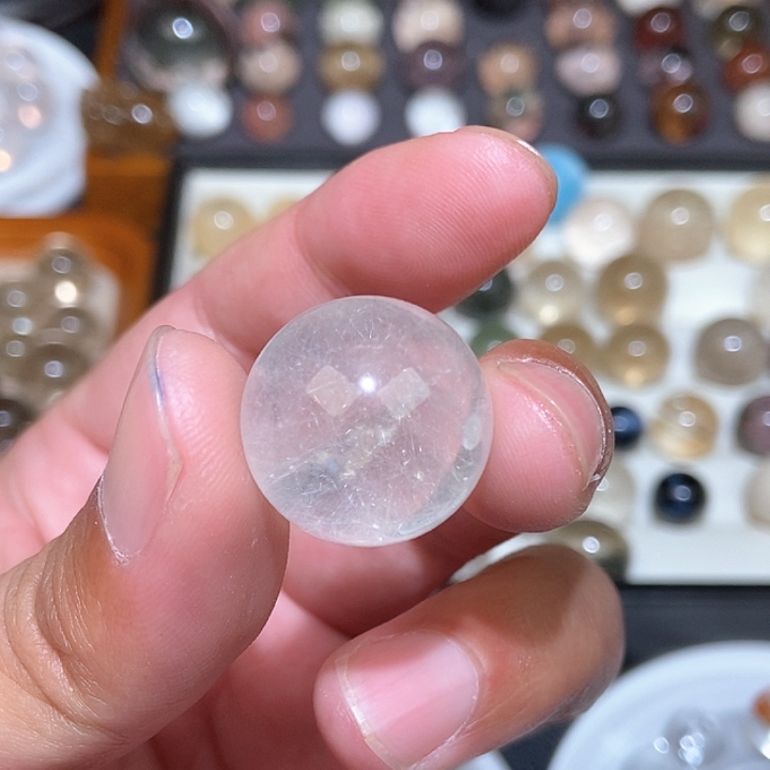 发晶单珠单珠单珠单珠未镶嵌