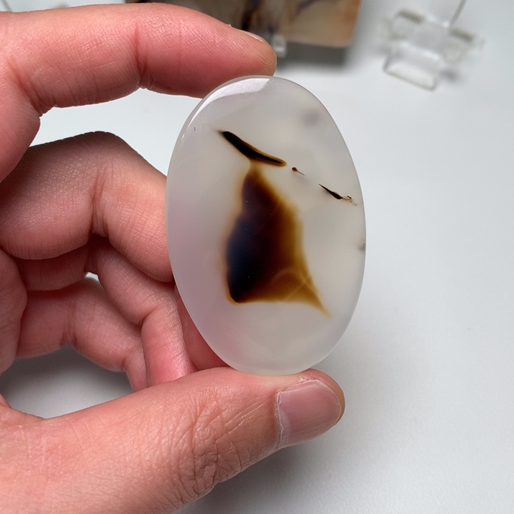 玛瑙/玉髓吊坠(不含链)未镶嵌答*~