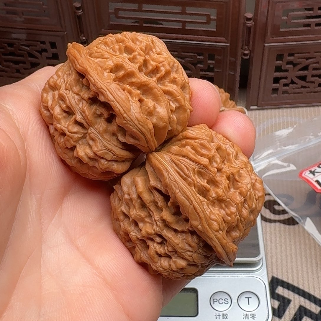 口***杯把件文玩核桃楼子