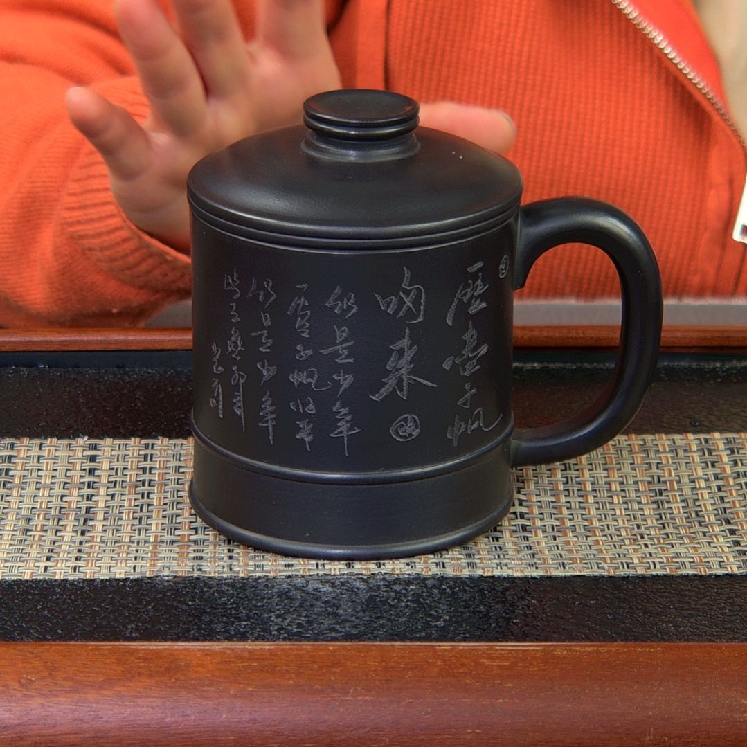 【闪购商品】绿泥茶杯高货放漏