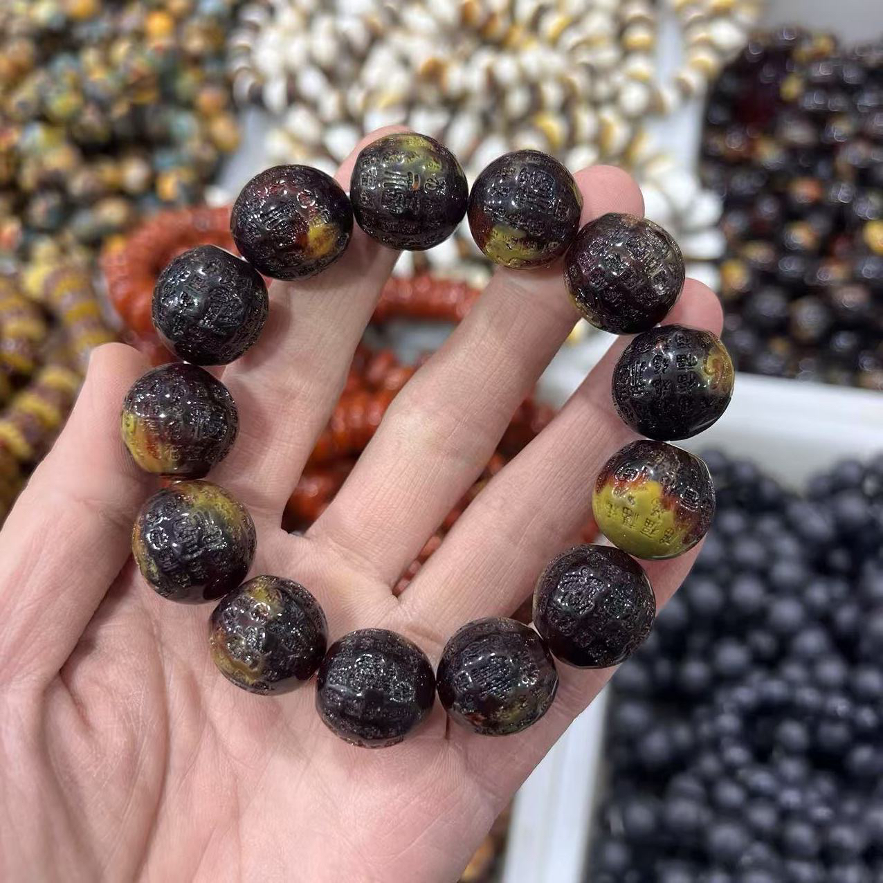 手工雕刻手串SC097（无礼盒）