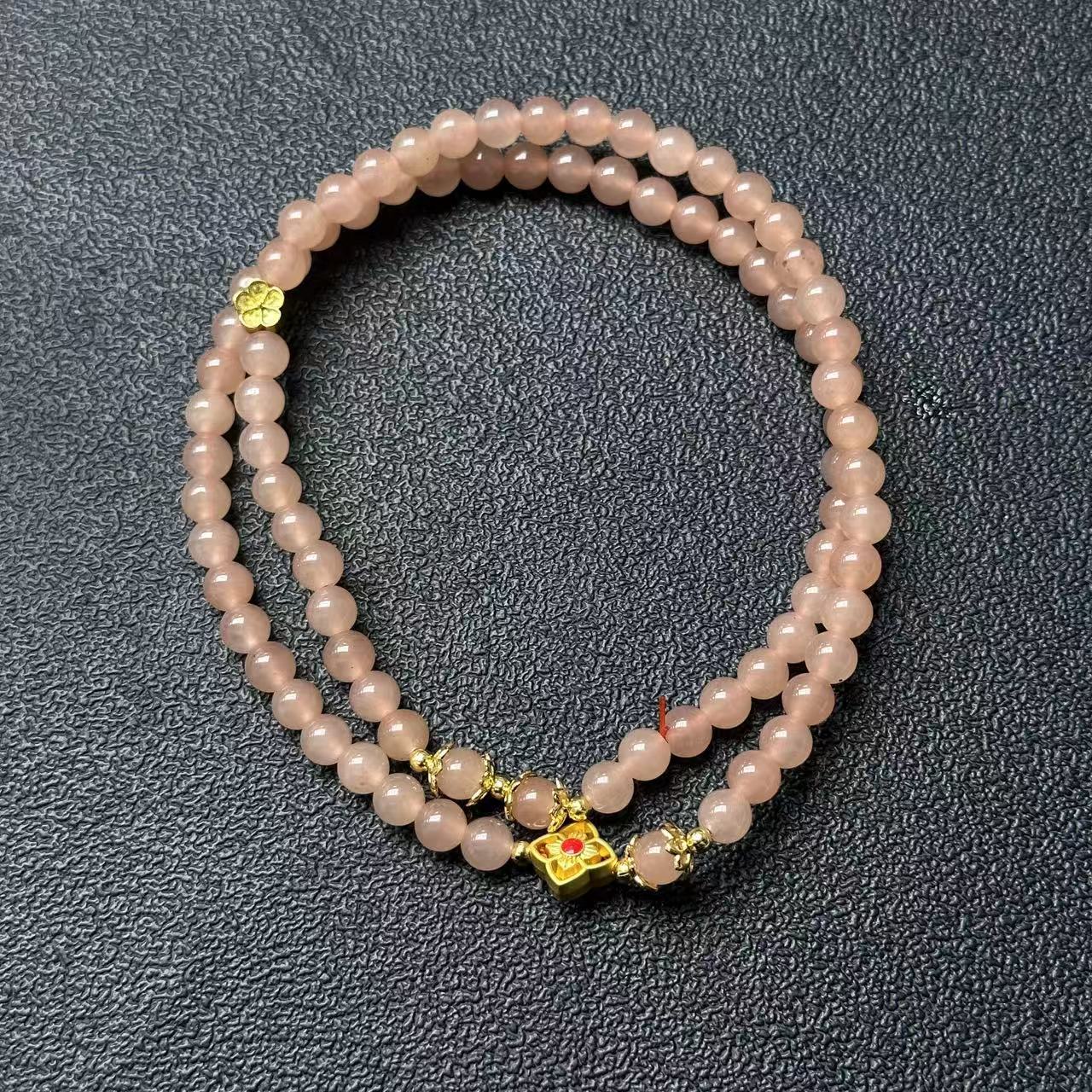 HX1015天然新疆DIY项链6MM