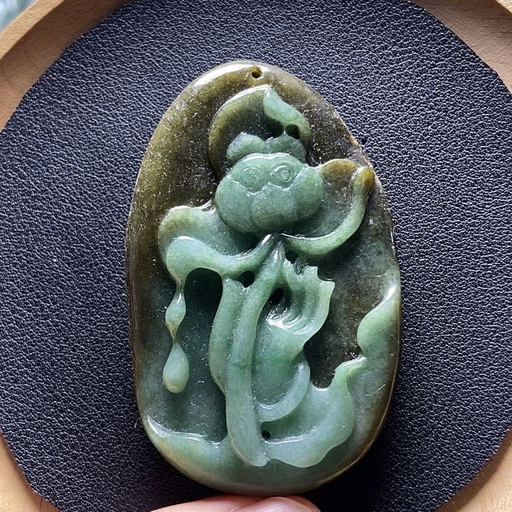 翡翠颈饰未镶嵌缅甸a货