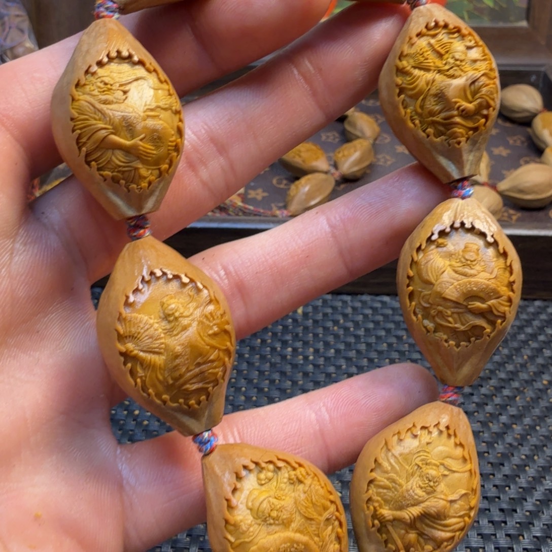 橄榄核手串/手链八大钟馗