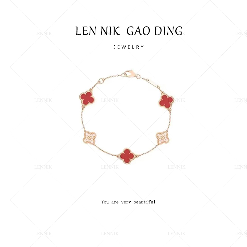 合金合成锆石手链 lennik/lennik-Aria夏季精致设计师经典手链