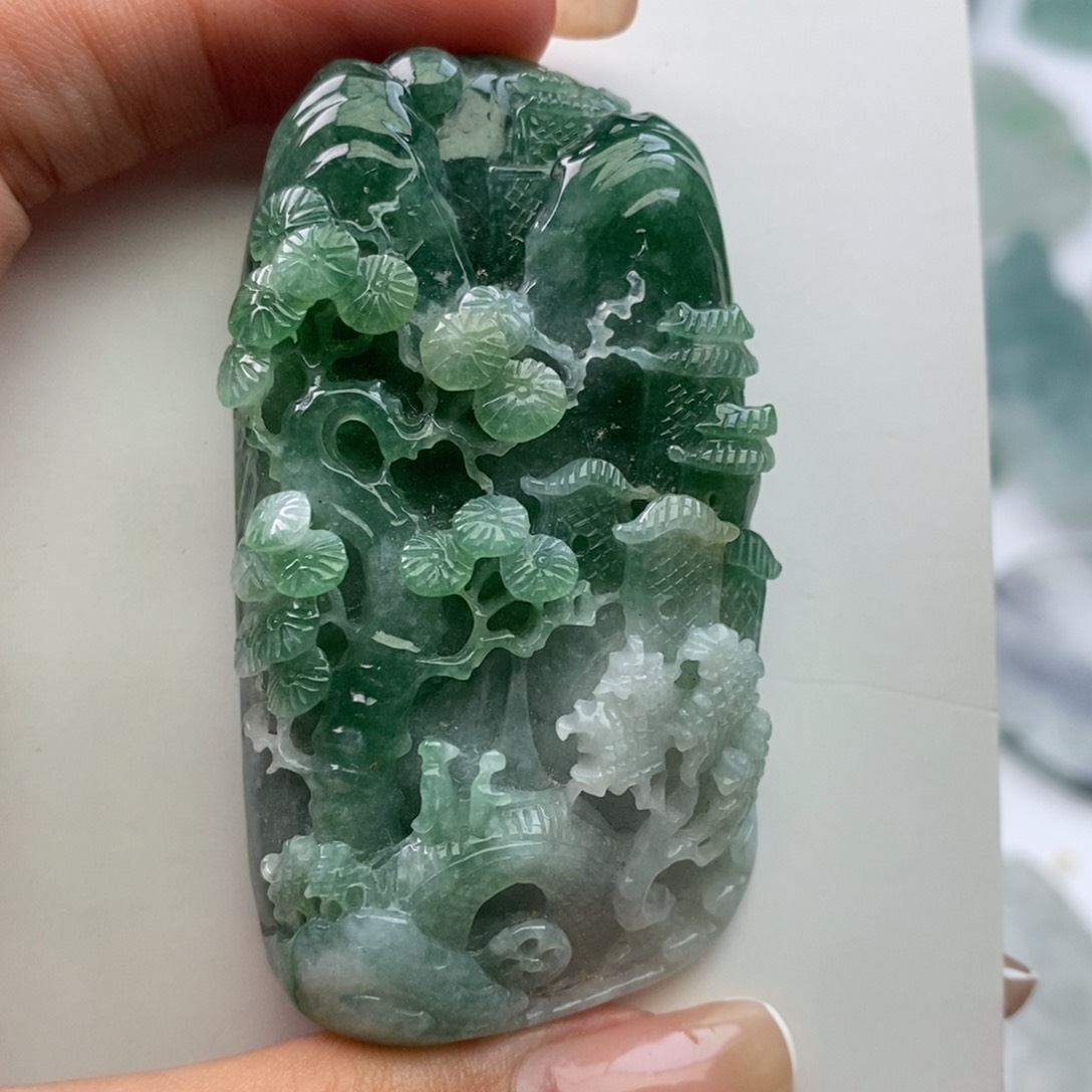 定制翡翠未镶嵌E**1净货48小时鉴赏