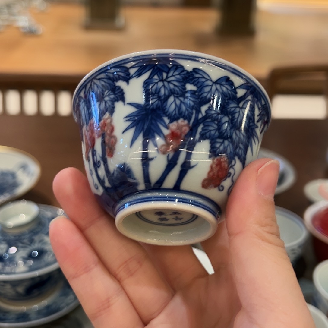 微瑕臻玉古坊釉里红