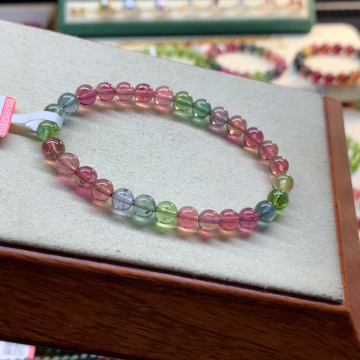 【闪购商品】碧玺手链未镶嵌艳丽人鱼