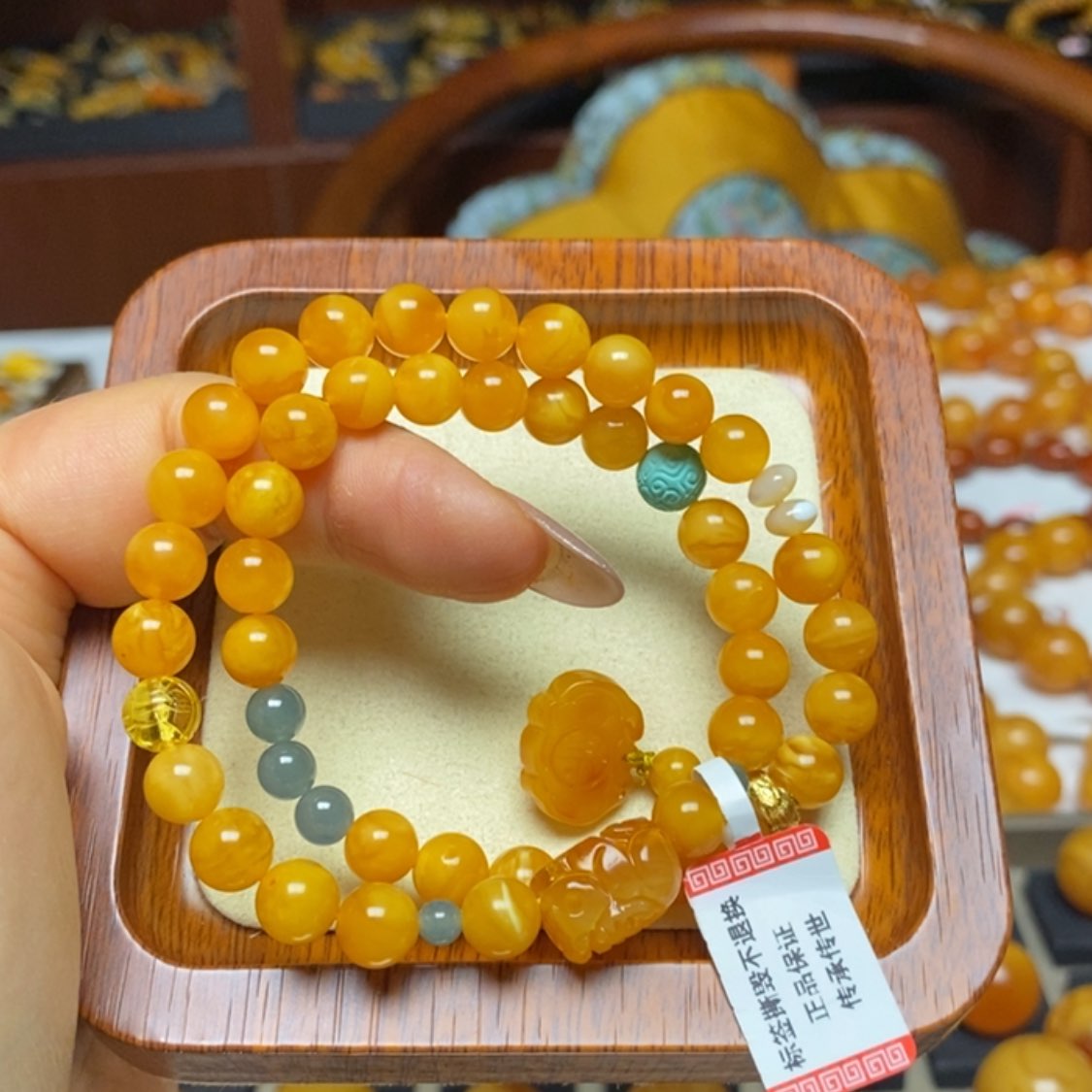 【闪购商品】蜜蜡手链未镶嵌手串