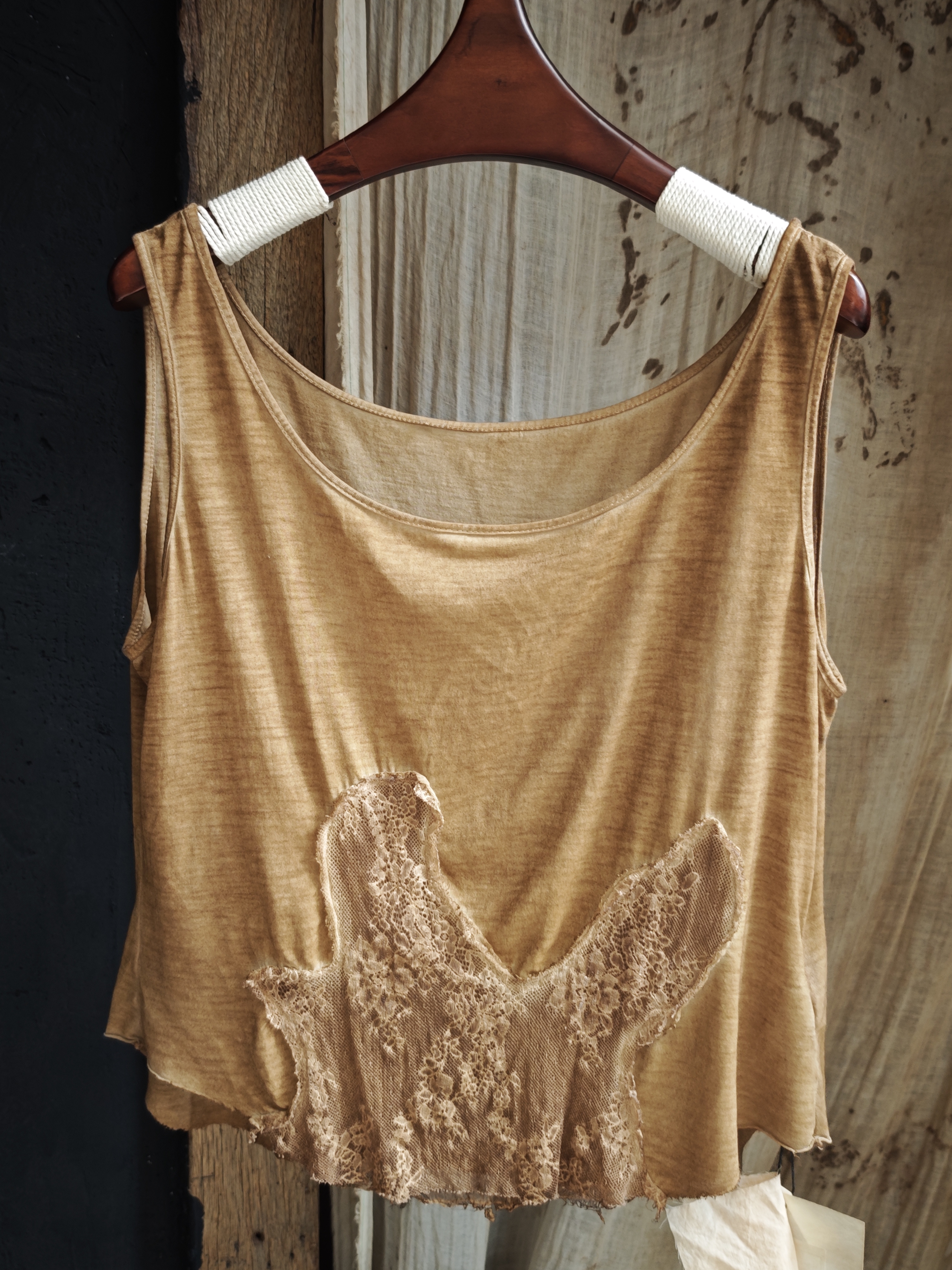 NatureDye 【美侖美奂】KS253362 原创设计植物染背心上衣