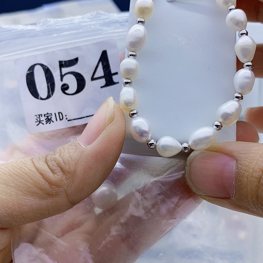 淡水珍珠颈饰钛钢