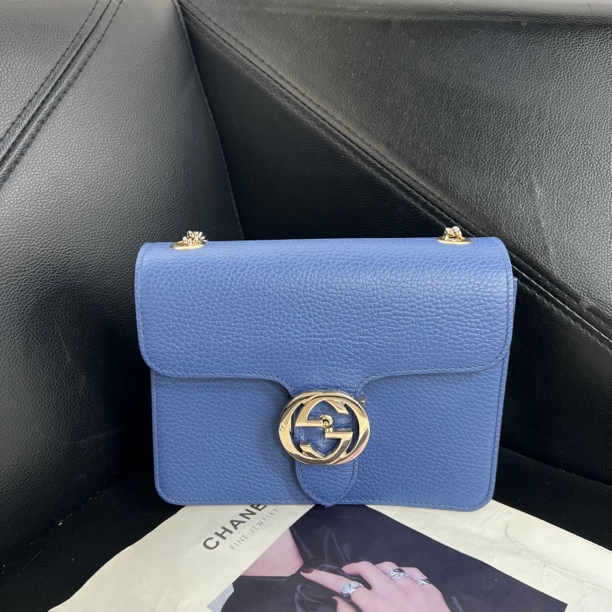 95新 GUCCI/古驰 捐金沉珠/小号风琴包单肩