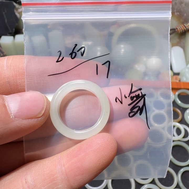 小***舞和田玉未镶嵌颈饰