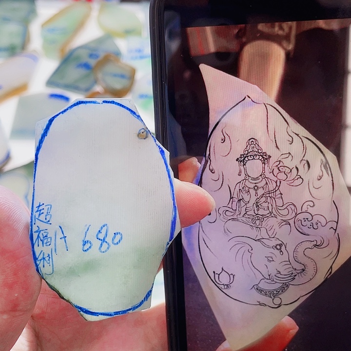 定制翡翠未镶嵌包工