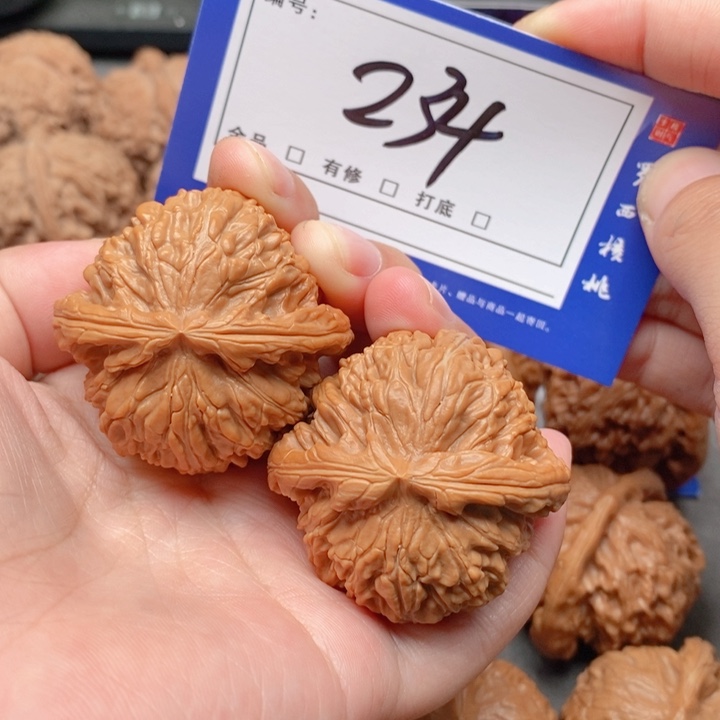 把件桃核蒲***飞42白狮子234号牌