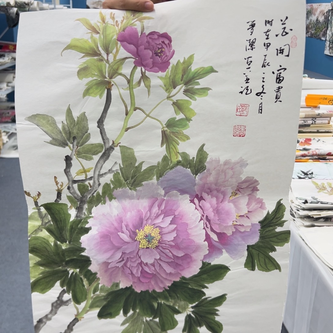 国画国画纯手绘作品欣赏