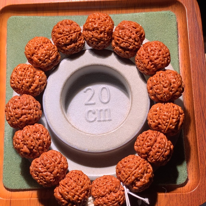 手串金刚菩提21+定制款梁梅花