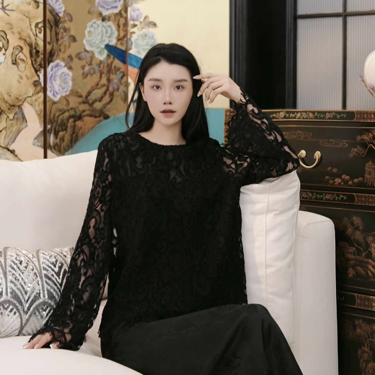 Betty Bairn【刘HAHA精选】高端系列设计感上衣24B-BW7037