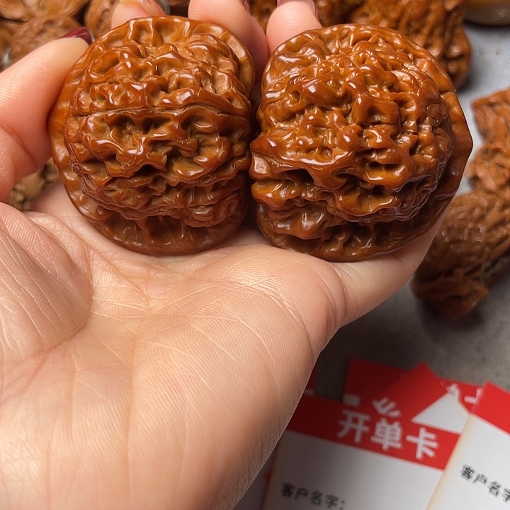 文玩核桃吊坠官帽