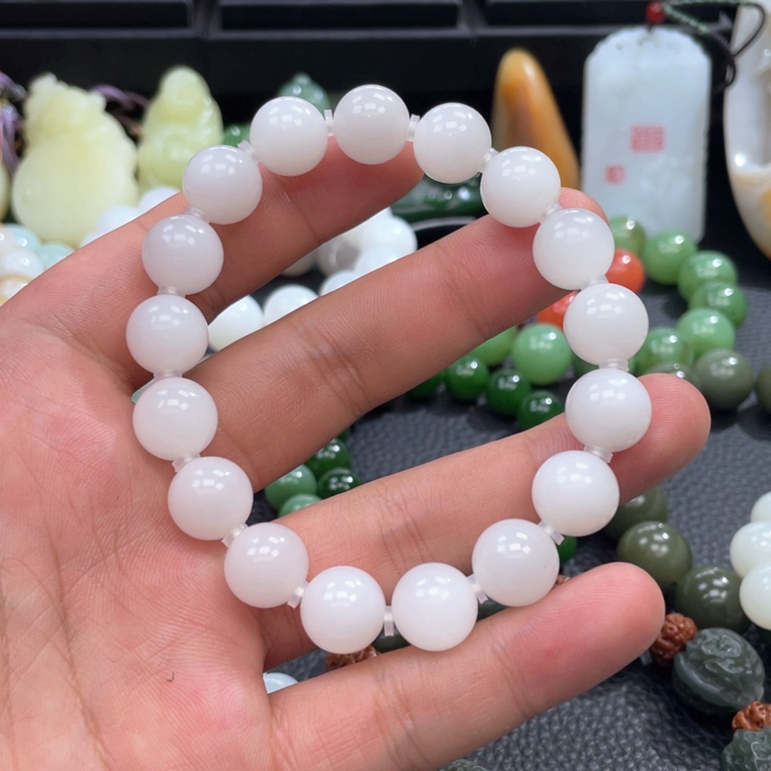 和田玉手链未镶嵌