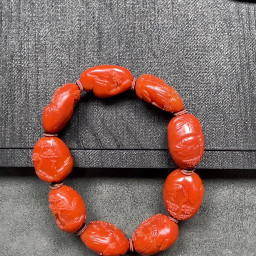 南红玛瑙随型单圈未镶嵌