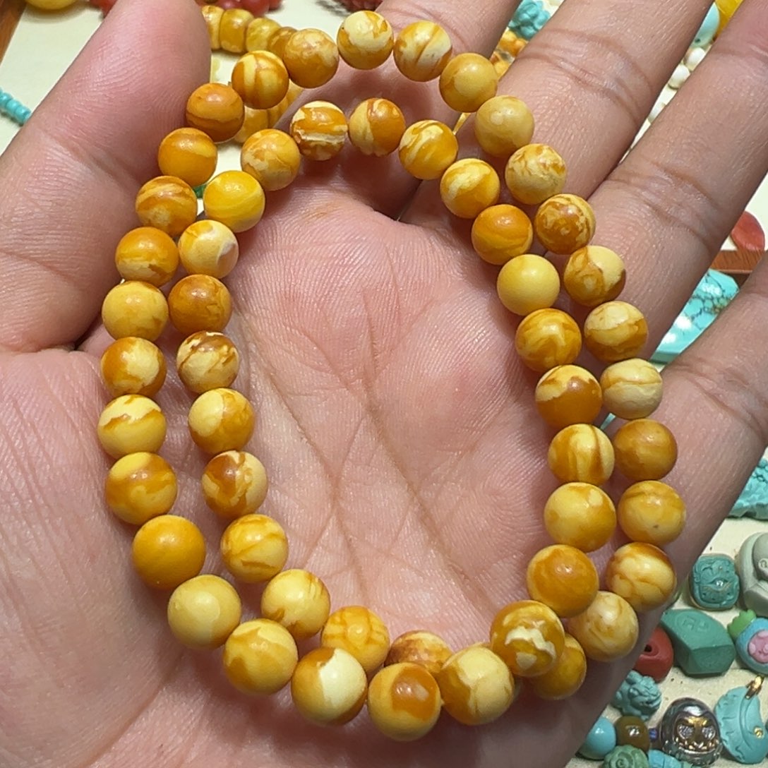 手链琥珀未镶嵌尺寸7.3