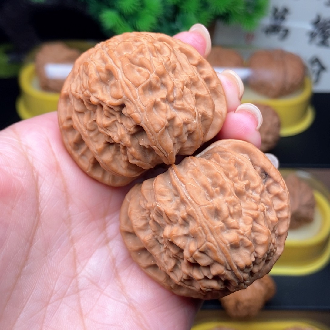 吊坠文玩核桃45白狮子
