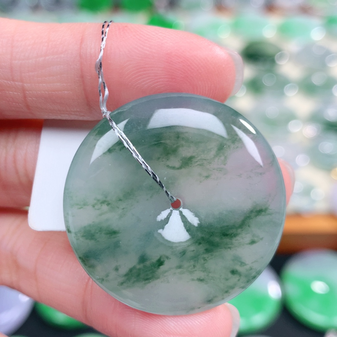 翡翠未镶嵌颈饰33-6.2