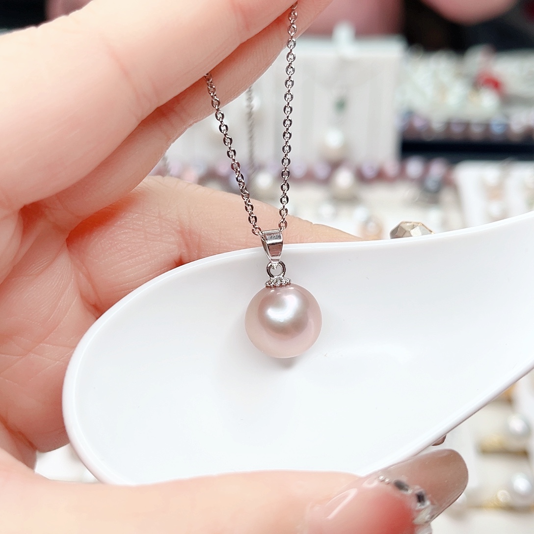 淡水珍珠吊坠(赠链)合金