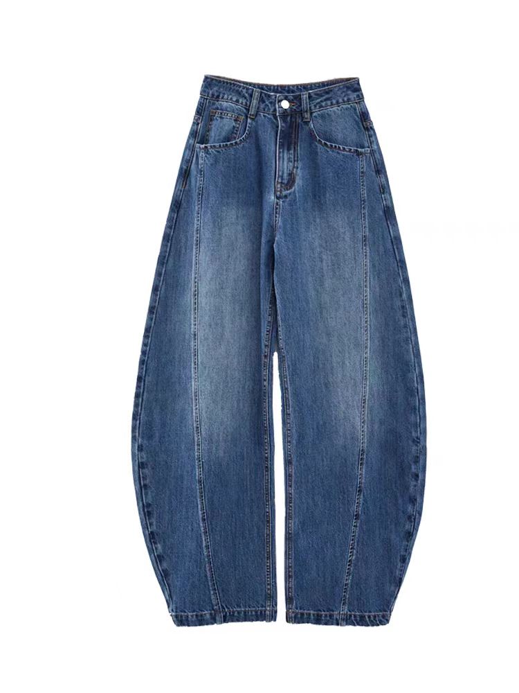 孤品春夏季弯刀牛仔裤