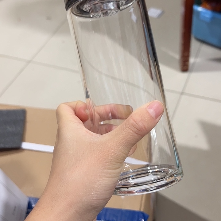 玻璃杯5305307721盖子微瑕单层烫手玻璃杯