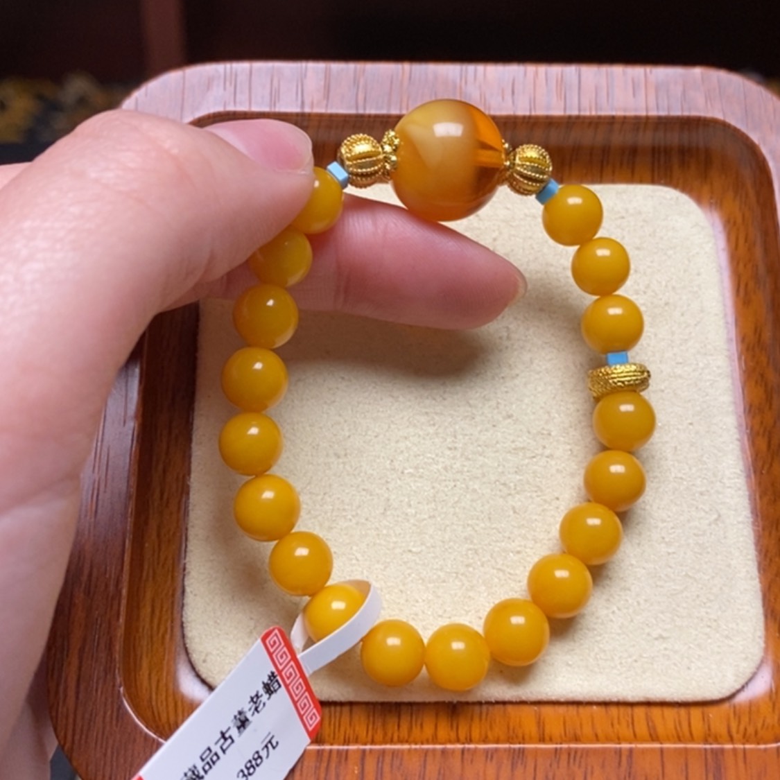 【闪购商品】蜜蜡手链未镶嵌手串