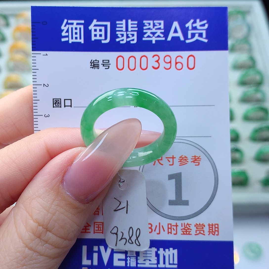 翡翠戒指未镶嵌21号