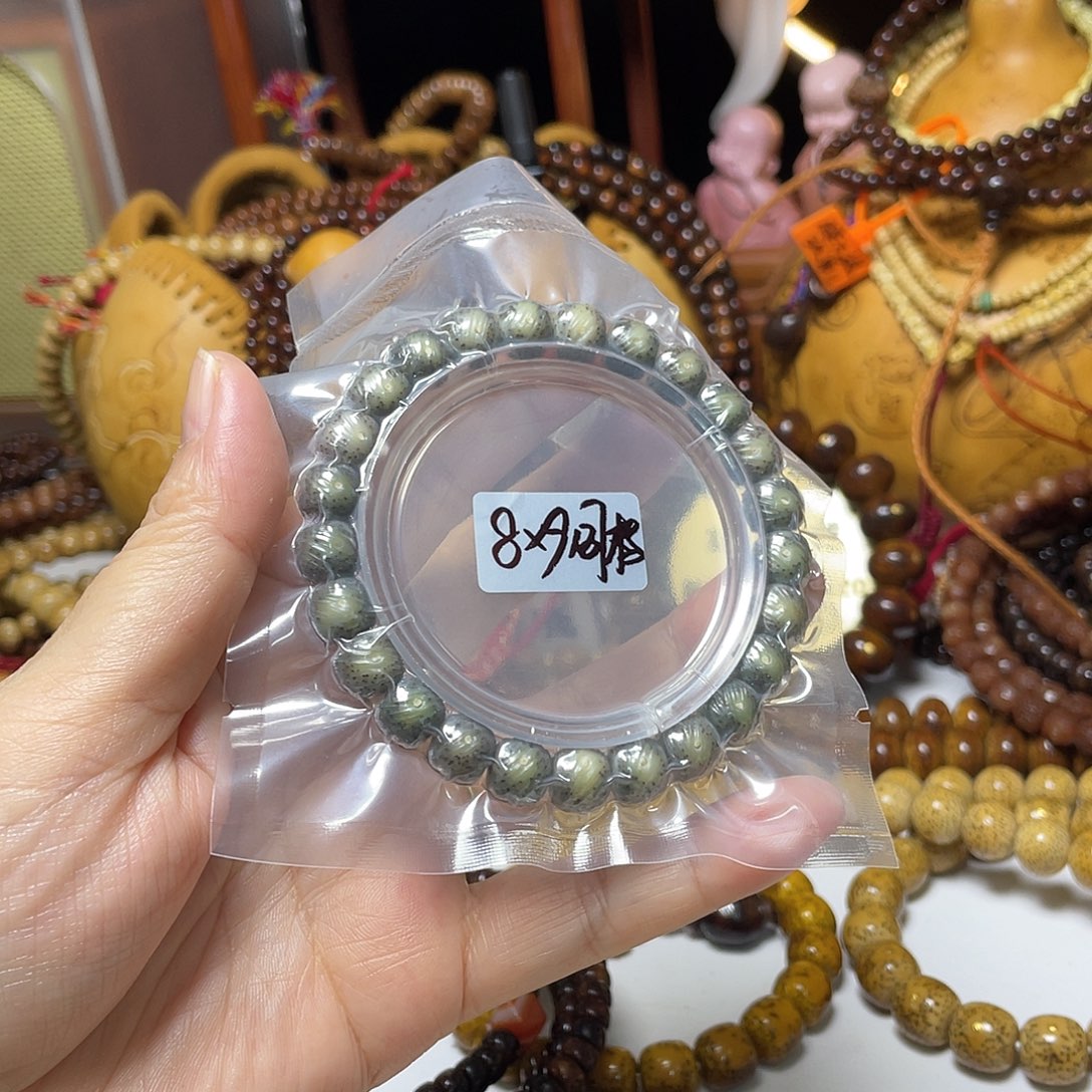 手串星月菩提老型雕刻拉丝同枝