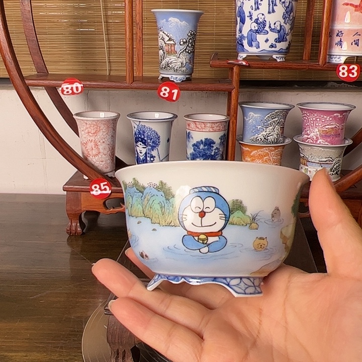 墨奈手绘手工花盆