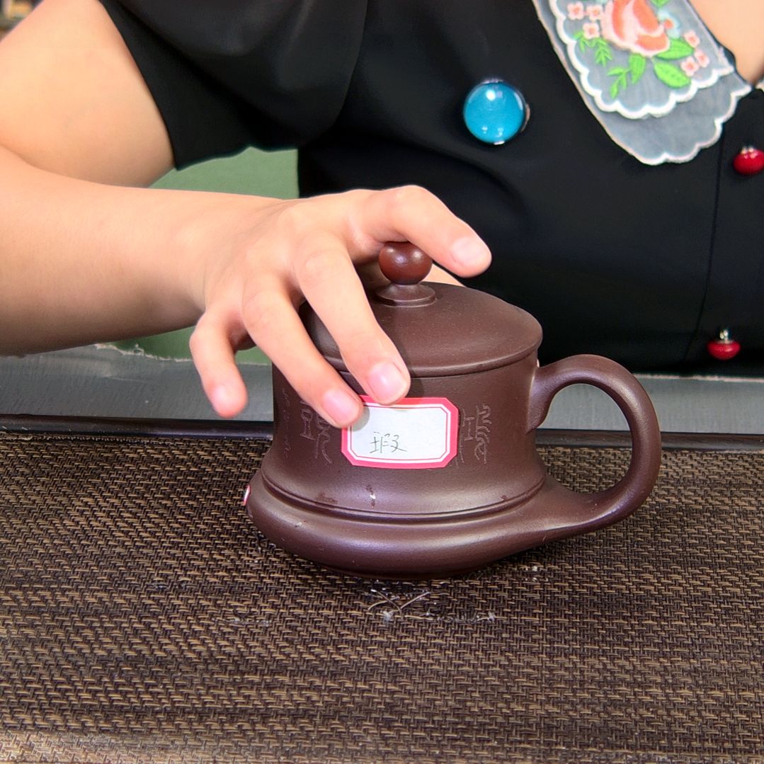 茶杯紫砂高货放漏
