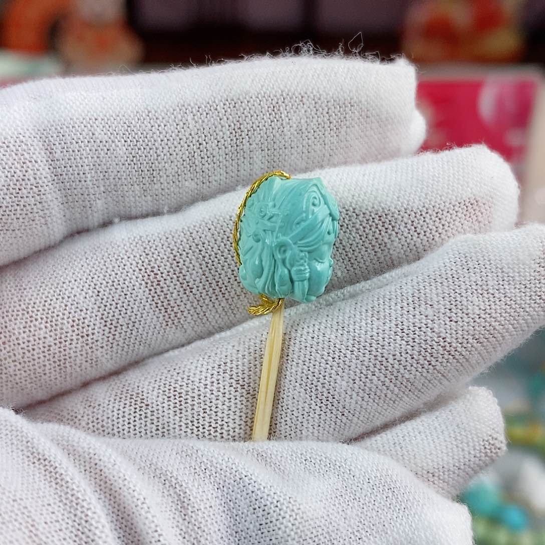 绿松石珠宝奇石未镶嵌