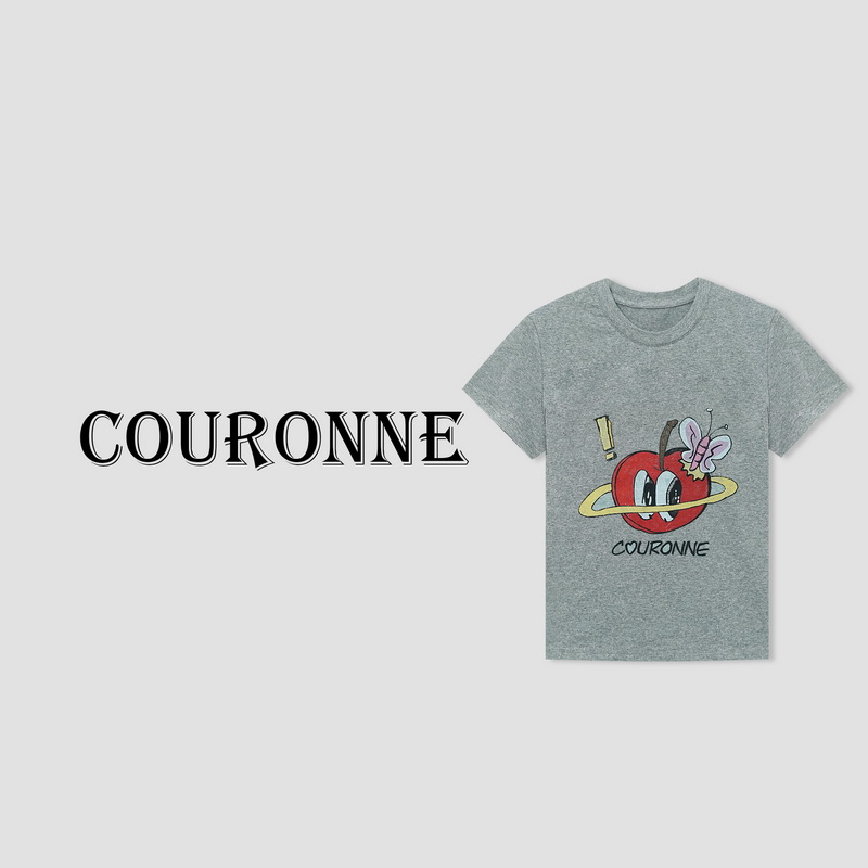 【小熊】-春夏设计感潮酷苹果修身百搭简约圆领短袖上衣31124