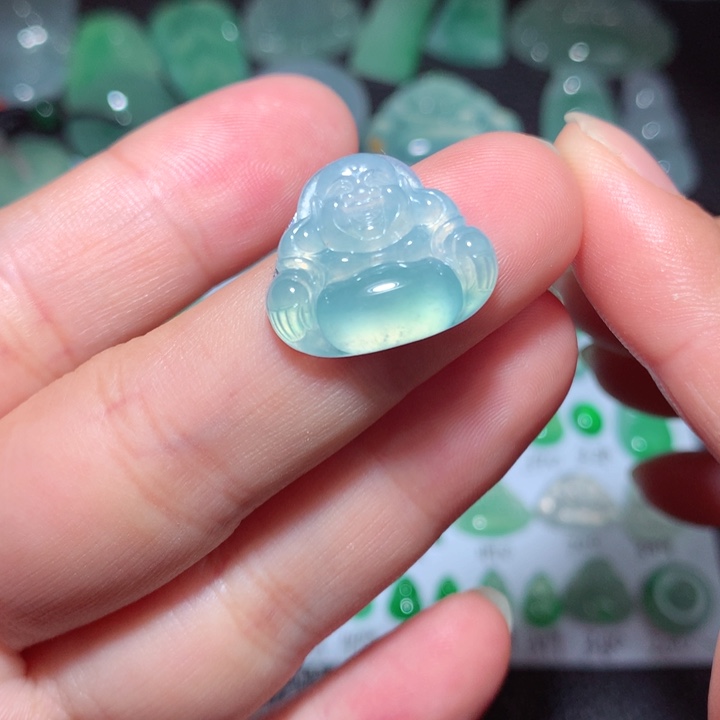 翡翠未镶嵌颈饰天然翡翠佛公