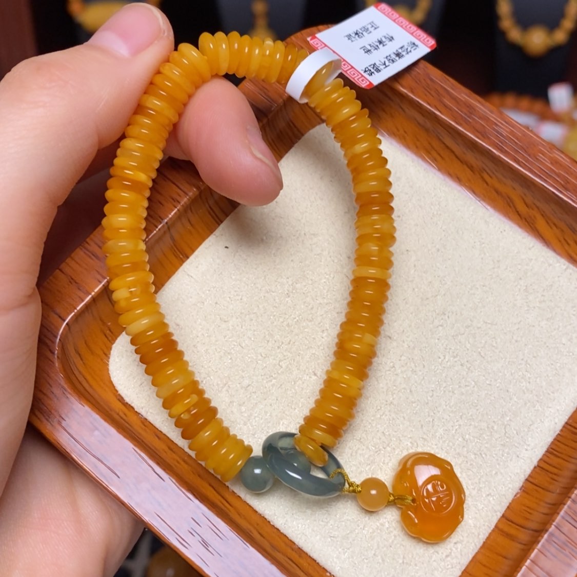 【闪购商品】未镶嵌蜜蜡手链手串