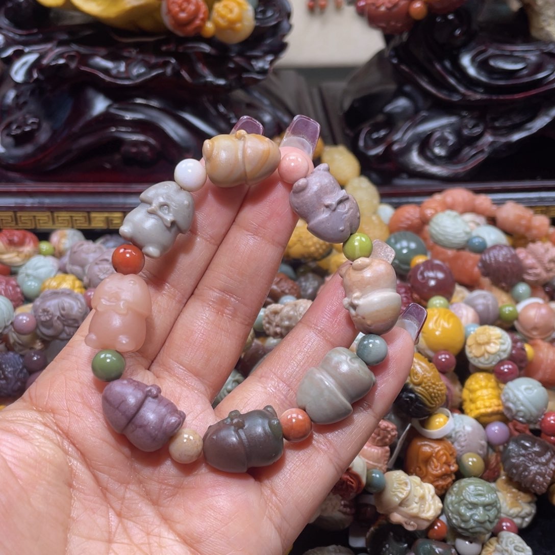 石英质玉手链未镶嵌