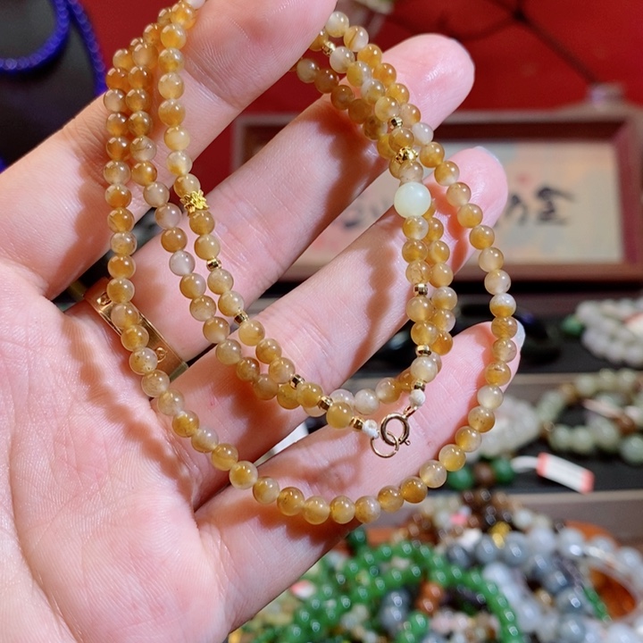 未镶嵌和田玉手链