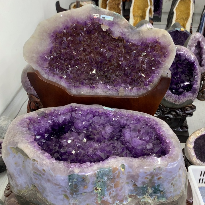 水晶紫钛晶大盆未镶嵌