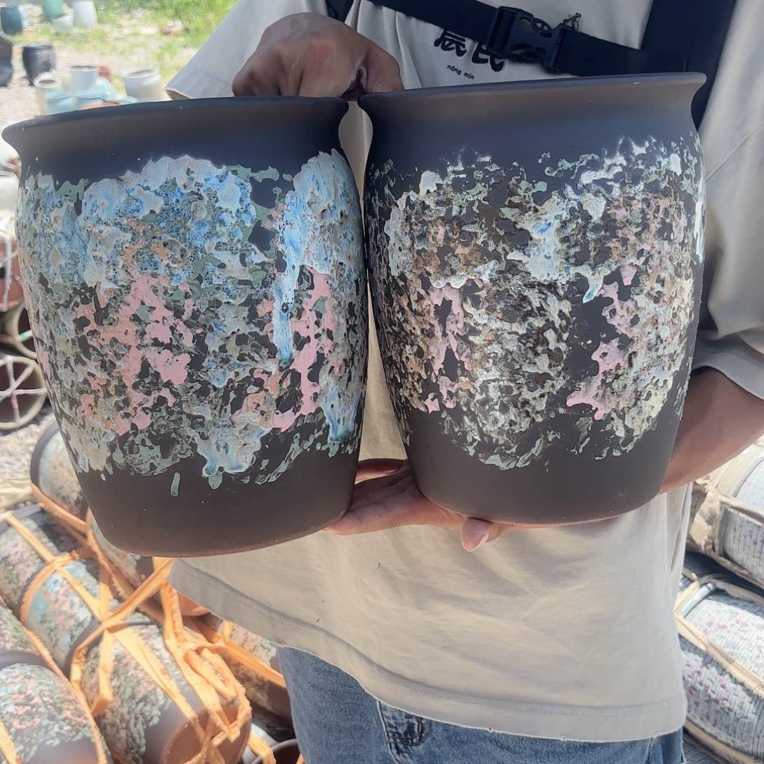 油画两个口径20高度25