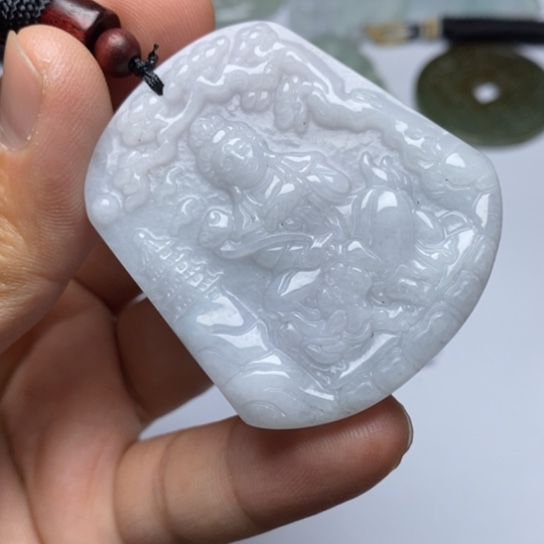翡翠未镶嵌颈饰翡翠