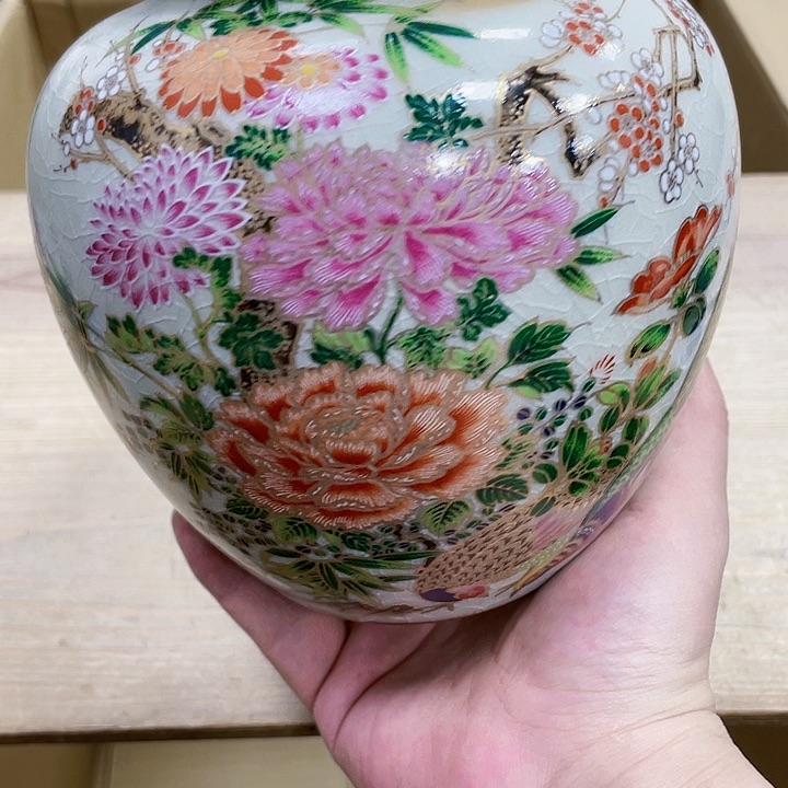 瓷片瓷制作工艺品摆件