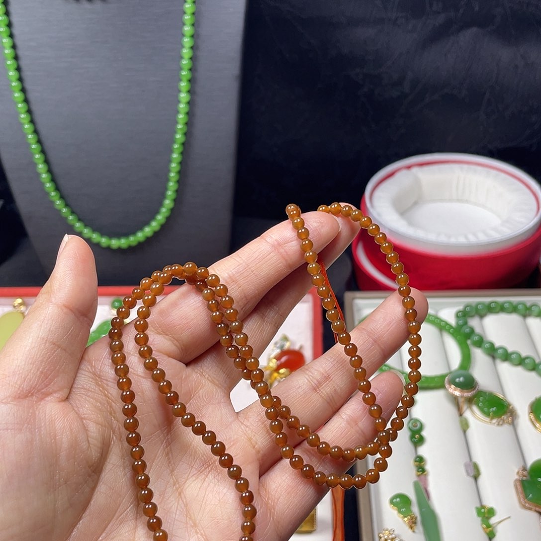 和田玉手串未镶嵌丁*