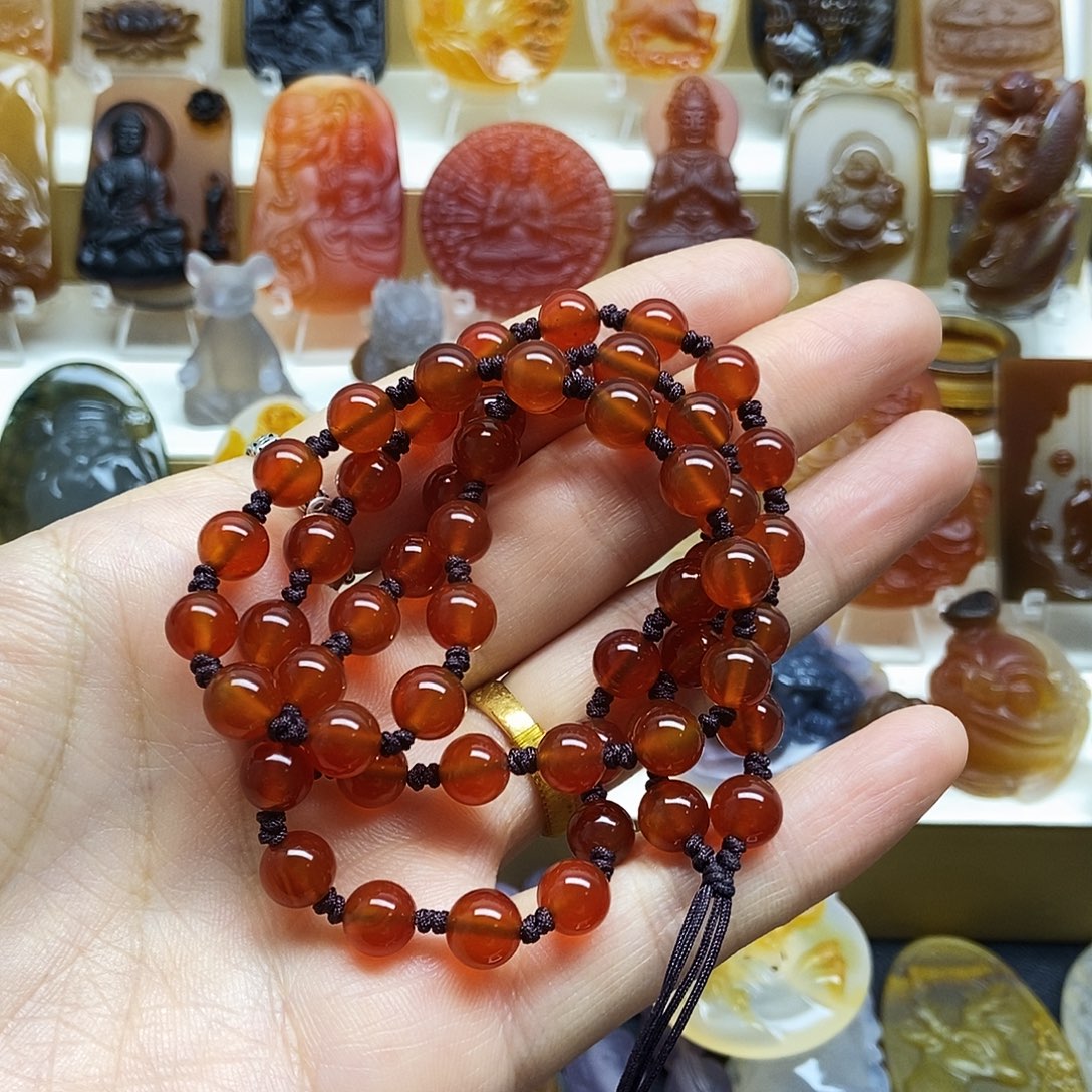 云***兮玛瑙/玉髓未镶嵌颈饰